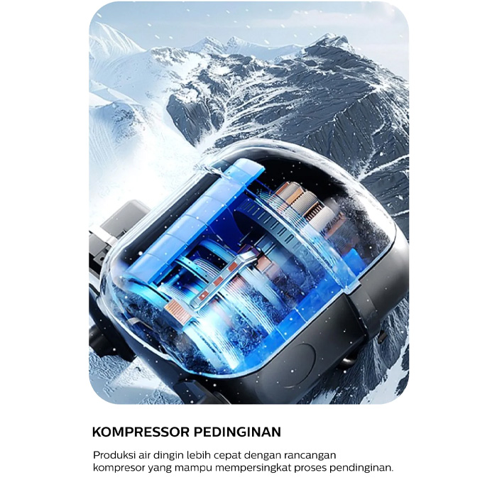 Midea Dispenser Standing Galon Bawah Kompresor Low Watt - Silver - YL1566S | YL 1566 S